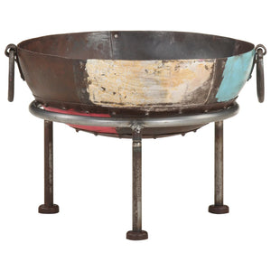 vidaXL Colourful Rustic Fire Pit Ø 40 cm Iron