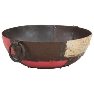 vidaXL Colourful Rustic Fire Pit Ø 40 cm Iron