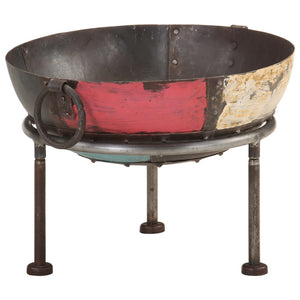 vidaXL Colourful Rustic Fire Pit Ø 40 cm Iron