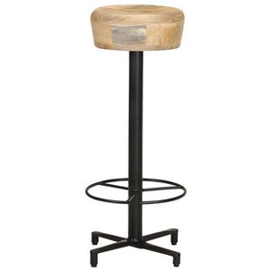 vidaXL Bar Stools 2 pcs 76 cm Solid Mango Wood