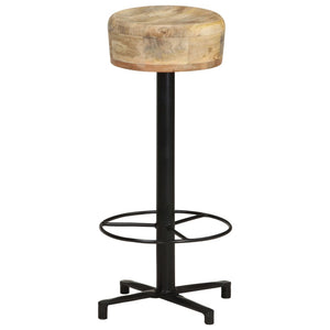 vidaXL Bar Stools 2 pcs 76 cm Solid Mango Wood