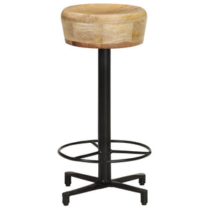 vidaXL Bar Stools 2 pcs 66 cm Solid Mango Wood