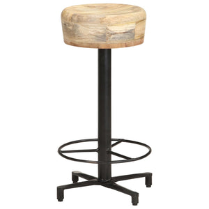 vidaXL Bar Stools 2 pcs 66 cm Solid Mango Wood