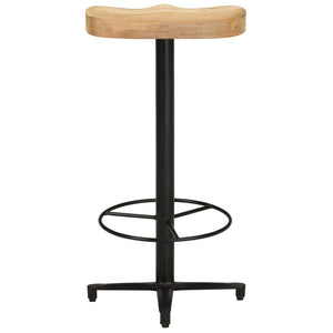 vidaXL Bar Stools 2 pcs 76 cm Solid Mango Wood