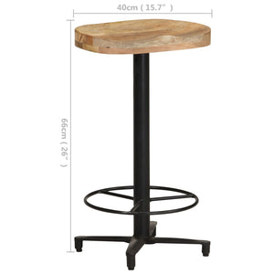 vidaXL Bar Stools 2 pcs 66 cm Solid Mango Wood