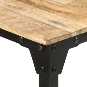 vidaXL Dining Table 180x90x76 cm Rough Mango Wood