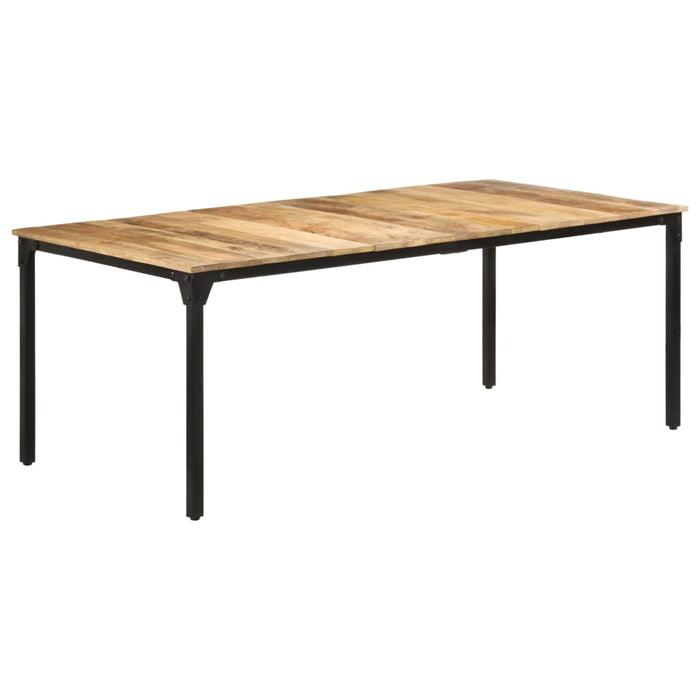 vidaXL Dining Table 200x100x76 cm Rough Mango Wood