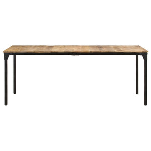 vidaXL Dining Table 200x100x76 cm Rough Mango Wood