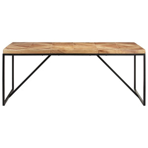 vidaXL Dining Table 180x90x76 cm Solid Acacia and Mango Wood