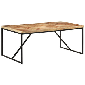 vidaXL Dining Table 180x90x76 cm Solid Acacia and Mango Wood