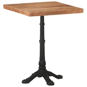 vidaXL Bistro Table 60x60x76 cm Solid Acacia Wood