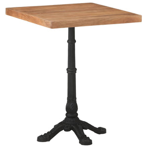 vidaXL Bistro Table 60x60x76 cm Solid Acacia Wood