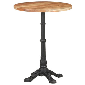 vidaXL Bistro Table Ø60x76 cm Solid Acacia Wood