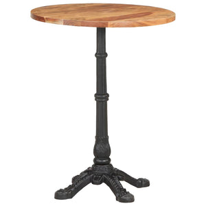 vidaXL Bistro Table Ø60x76 cm Solid Acacia Wood