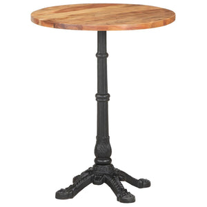 vidaXL Bistro Table Ø60x76 cm Solid Acacia Wood