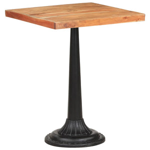 vidaXL Bistro Table 60x60x76 cm Solid Acacia Wood