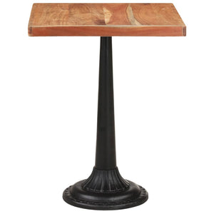 vidaXL Bistro Table 60x60x76 cm Solid Acacia Wood