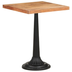 vidaXL Bistro Table 60x60x76 cm Solid Acacia Wood