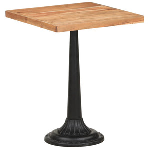 vidaXL Bistro Table 60x60x76 cm Solid Acacia Wood