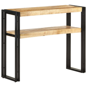 vidaXL Console Table 90x30x75 cm Rough Mango Wood