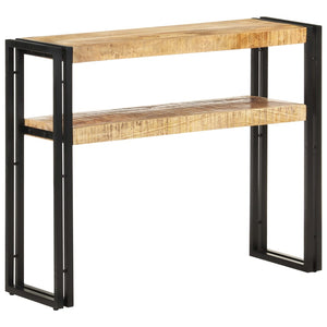 vidaXL Console Table 90x30x75 cm Rough Mango Wood