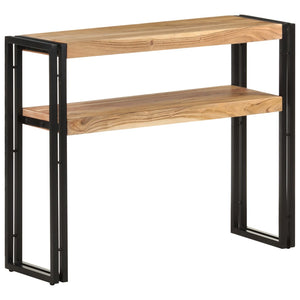 vidaXL Console Table 90x30x75 cm Solid Acacia Wood