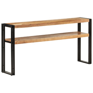 vidaXL Console Table 150x30x75 cm Solid Acacia Wood