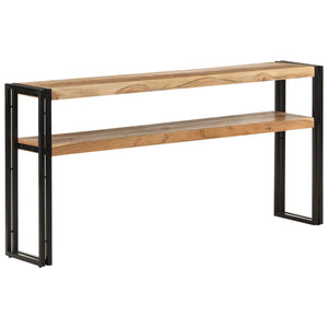 vidaXL Console Table 150x30x75 cm Solid Acacia Wood