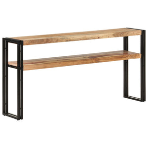 vidaXL Console Table 150x30x75 cm Solid Acacia Wood