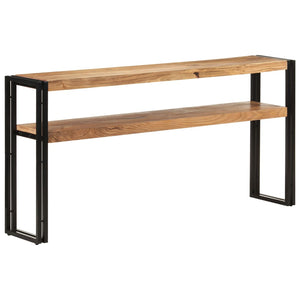 vidaXL Console Table 150x30x75 cm Solid Acacia Wood