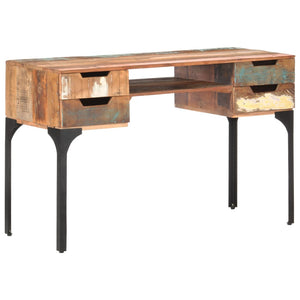 vidaXL Desk 118x48x75 cm Solid Reclaimed Wood