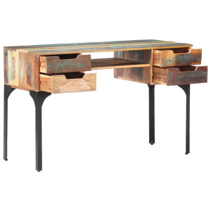 vidaXL Desk 118x48x75 cm Solid Reclaimed Wood