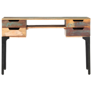 vidaXL Desk 118x48x75 cm Solid Reclaimed Wood