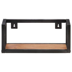 vidaXL Wall Shelves 2 pcs 40 cm Solid Acacia Wood