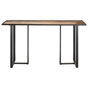 vidaXL Dining Table 140 cm Solid Reclaimed Wood