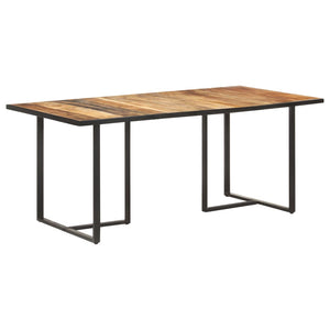 vidaXL Dining Table 180 cm Rough Mango Wood