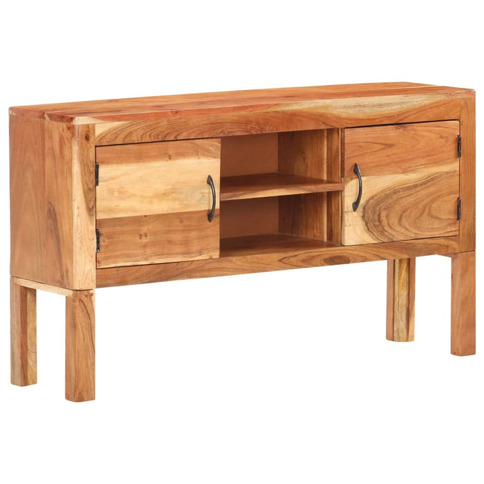 vidaXL Sideboard 116x30x66 cm Solid Acacia Wood