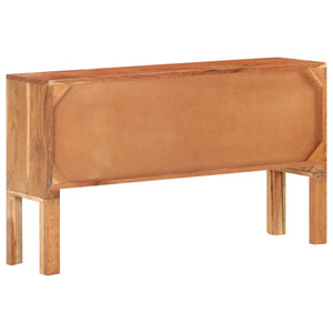 vidaXL Sideboard 116x30x66 cm Solid Acacia Wood