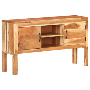 vidaXL Sideboard 116x30x66 cm Solid Acacia Wood