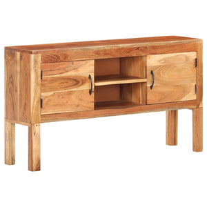 vidaXL Sideboard 116x30x66 cm Solid Acacia Wood