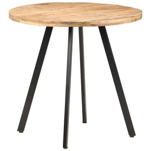 vidaXL Dining Table 80 cm Rough Mango Wood