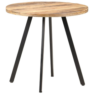 vidaXL Dining Table 80 cm Rough Mango Wood