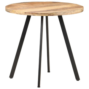 vidaXL Dining Table 80 cm Rough Mango Wood