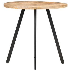 vidaXL Dining Table 80 cm Rough Mango Wood