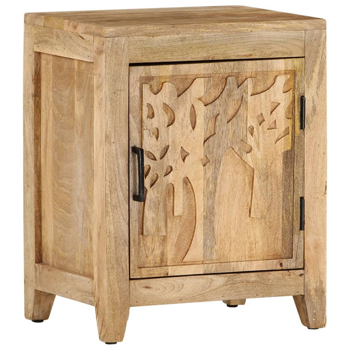 vidaXL Bedside Cabinet 40x30x50 cm Solid Mango Wood