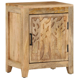 vidaXL Bedside Cabinet 40x30x50 cm Solid Mango Wood