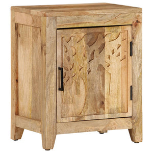 vidaXL Bedside Cabinet 40x30x50 cm Solid Mango Wood