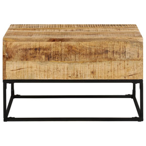 vidaXL Coffee Table 68x68x41 cm Rough Mango Wood