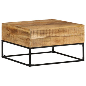 vidaXL Coffee Table 68x68x41 cm Rough Mango Wood