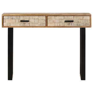 vidaXL Console Table 100x30x75 cm Solid Mango Wood